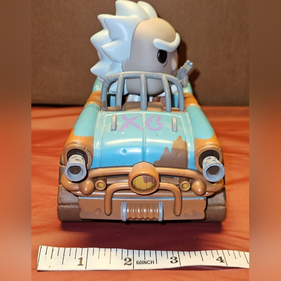 Funko Pops TV Collectible 2016 Rick & Morty Mad Max Rick Approx 7"×4" E.U.C. - Picture 2 of 9